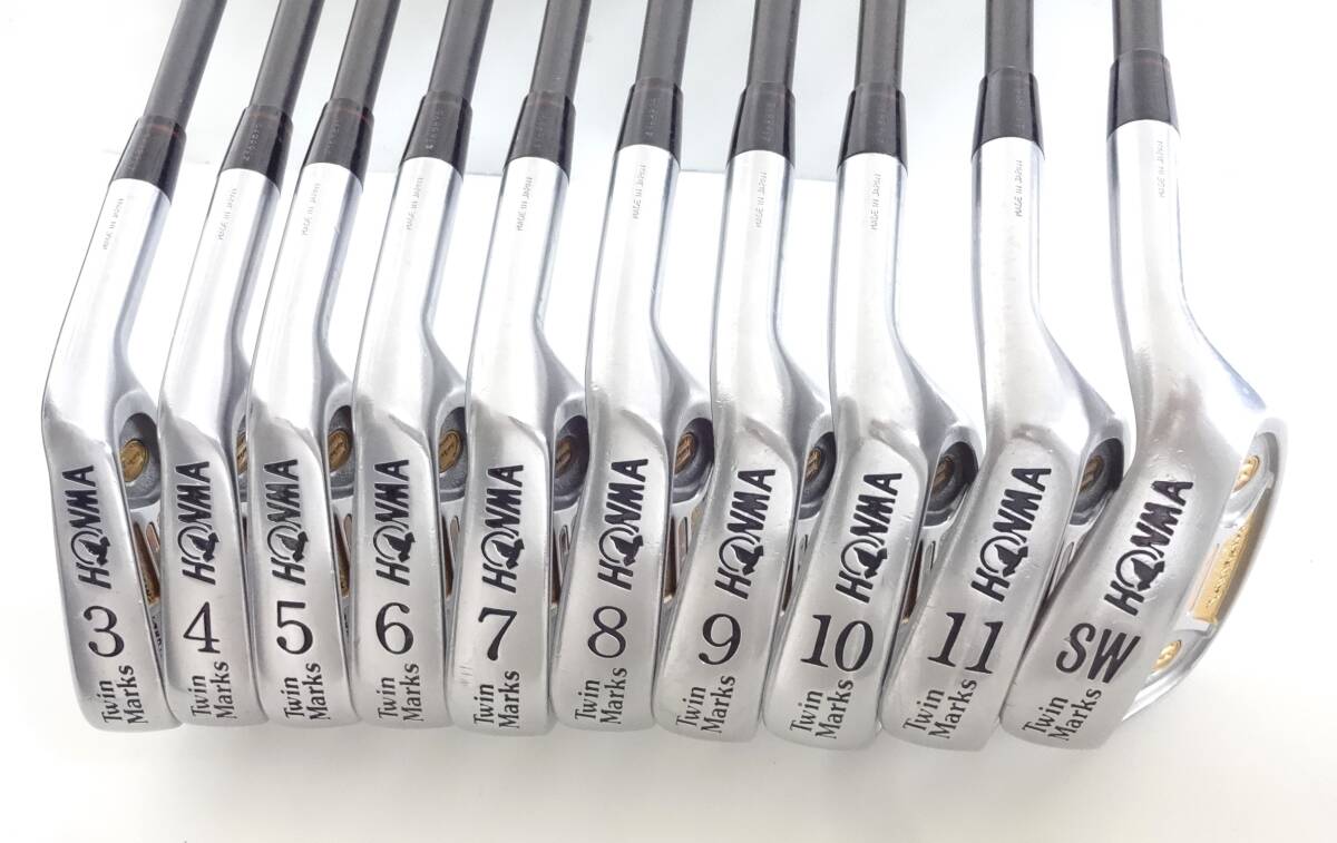 HONMA Twin Marks PROTUNE-N 2-Star Iron Set, 3 to 11 plus SW, 10 Clubs, Regular Flex, view 5