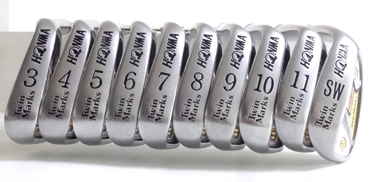 HONMA Twin Marks PROTUNE-N 2-Star Iron Set, 3 to 11 plus SW, 10 Clubs, Regular Flex, view 6