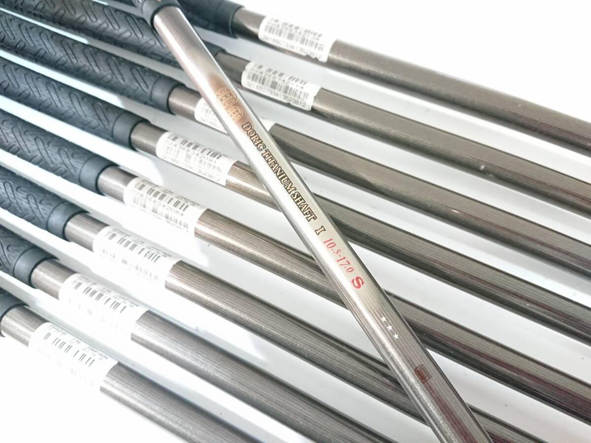 HONMA Twin Marks PROTUNE-S FORGED ALL GOLD 3-Star Iron Set, 9 Clubs, Honma 3-star carbon Stiff Flex, view 3