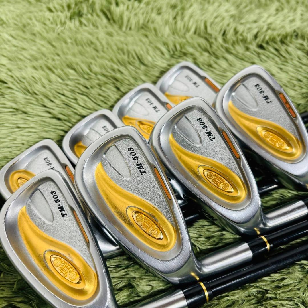 HONMA Twin Marks TM-503 2-Star Iron Set, 5 to 11 plus SW, 8 Clubs, Regular Flex, Left-Handed, view 1
