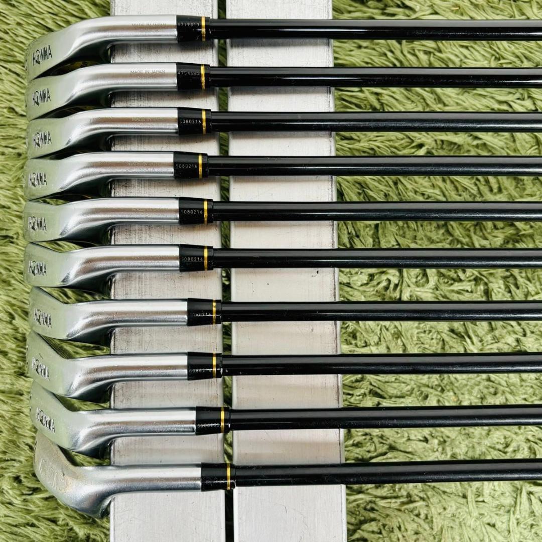 HONMA Twin Marks TM-504 2-Star Iron Set, 3 to 11 plus SW, 10 Clubs, ARMRQ856 2S Regular Flex, view 4