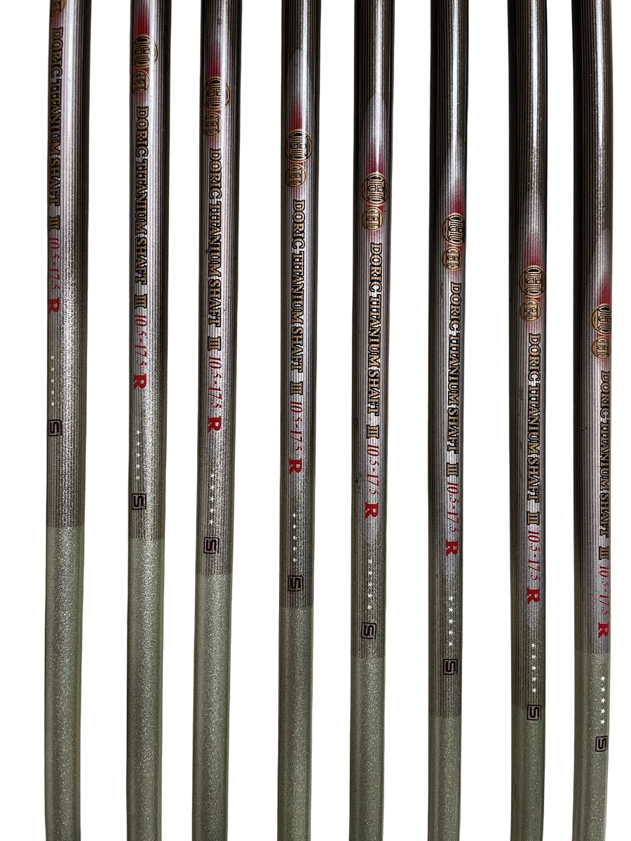 HONMA TwinMarks PROTUNE 5-Star iron set 3–10 – DORIC TITANIUM III shafts side by side