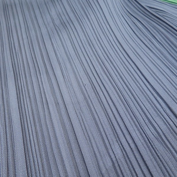 Ikko Tanaka x Issey Miyake Sharaku Pleated Trousers, Grey, Green and Orange, Size 3, Original Tags Attached, view 10