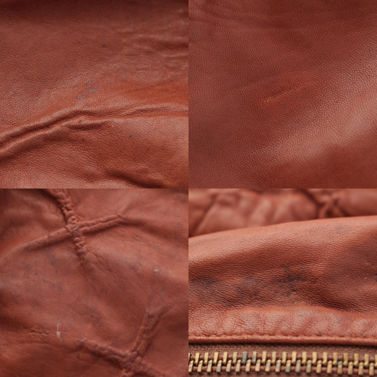 Issey Miyake 1987 Brush Label Leather Three-Piece, Laced Zip Dress, Trousers and Sack Bag, Brown, Size 8, view 9