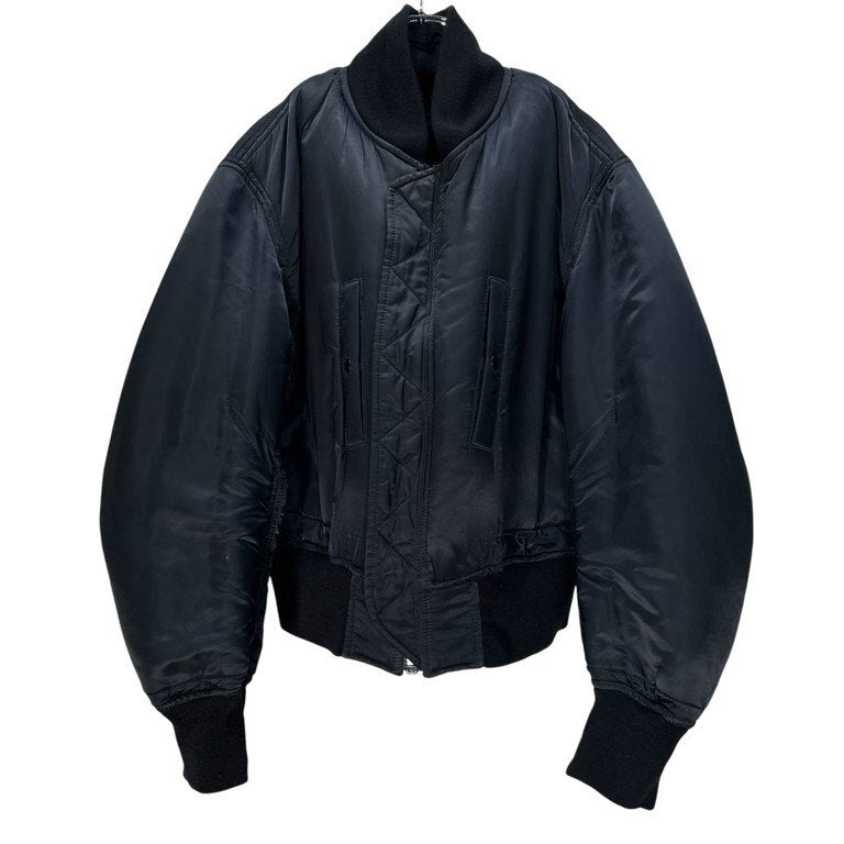 Issey Miyake Men AW1996 Parachute Cargo Bomber MA-1 with Detachable Cargo Layer and Hood, Black, Size M, view 5