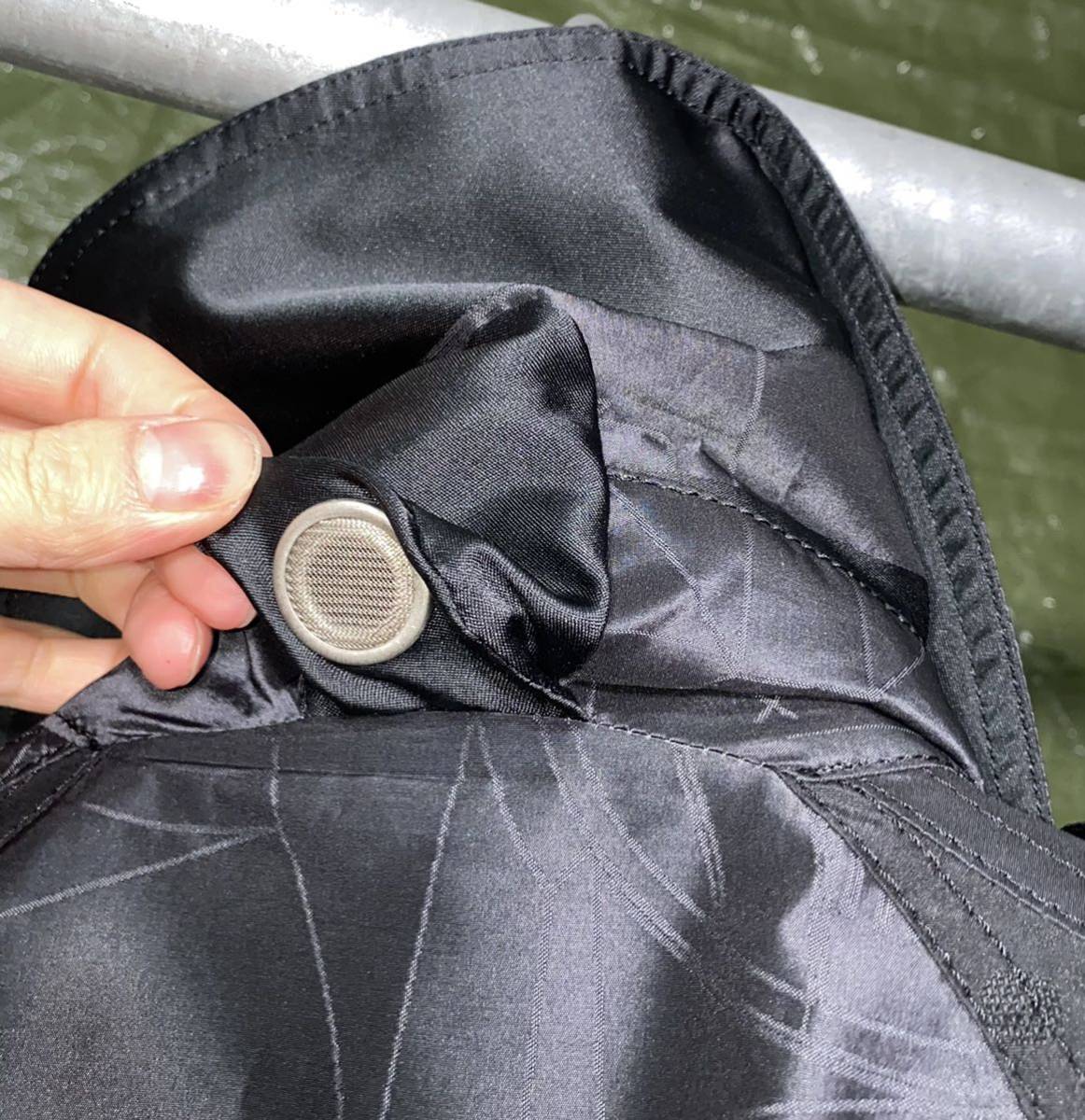 Issey Miyake x Dyson The Wind SS2008 A-POC Jacquard Biker Jacket, Metallic Black, Size 2, view 7