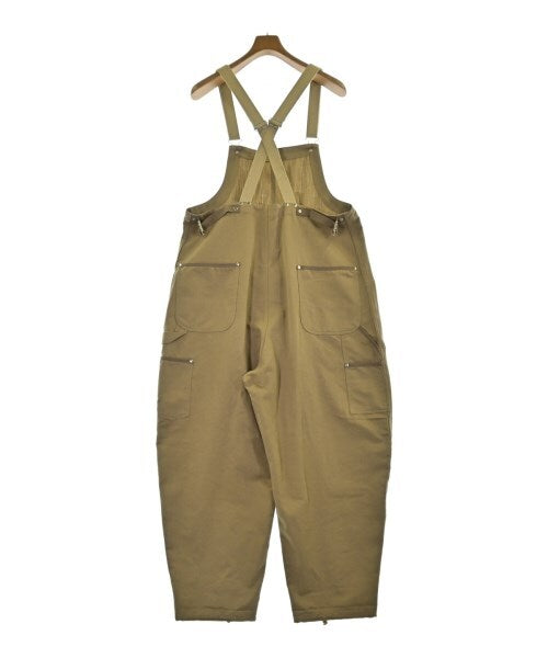 Junya Watanabe MAN Cotton and Wool Workwear Overalls with Crossed Straps and Hammer Loop, Beige, Size XS, view 2