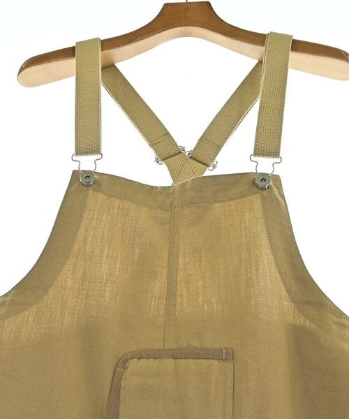 Junya Watanabe MAN Cotton and Wool Workwear Overalls with Crossed Straps and Hammer Loop, Beige, Size XS, view 4
