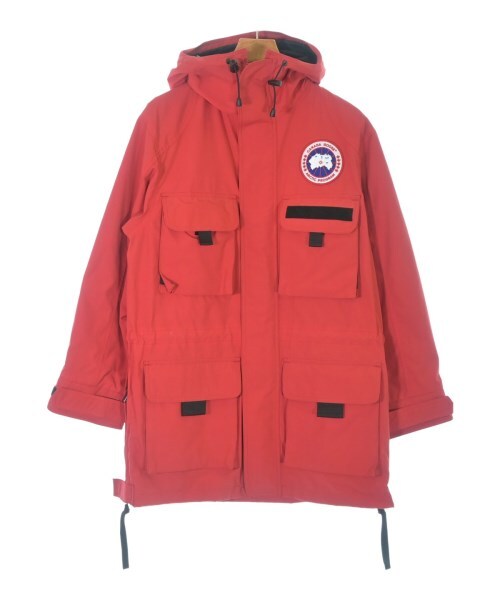 Junya Watanabe MAN x Canada Goose Field Parka with Arctic Program Disc and Four Cargo Pockets, Red, Size XS, view 1