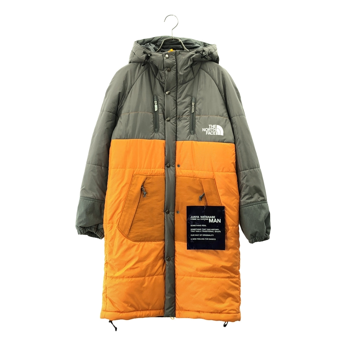 Junya Watanabe MAN x The North Face AW2018 Sleeping Bag Hooded Coat, Grey and Orange, Size XS, Near Unworn with Tags, view 1