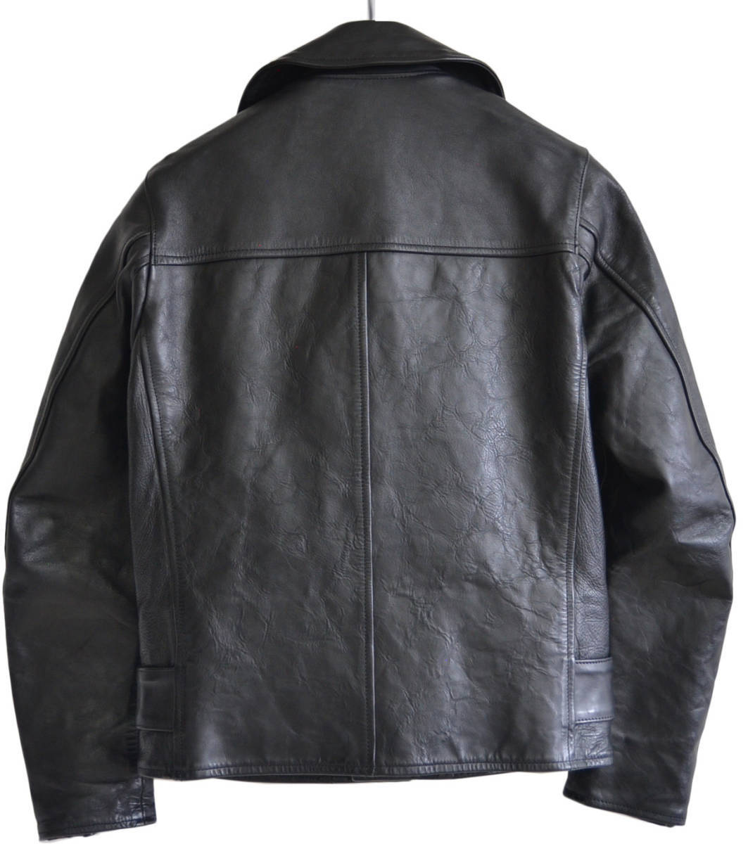 Junya Watanabe MAN x Vanson Horsehide Rider Jacket with Camouflage Lining, Black, Size SS, view 2