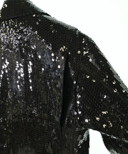 Junya Watanabe SS2025 Sequinned Biker Jacket with Belted Waist, Black, Size XS, JO-J015, view 5