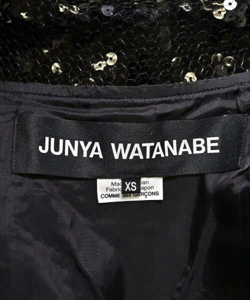 Junya Watanabe SS2025 Sequinned Biker Jacket with Belted Waist, Black, Size XS, JO-J015, view 6