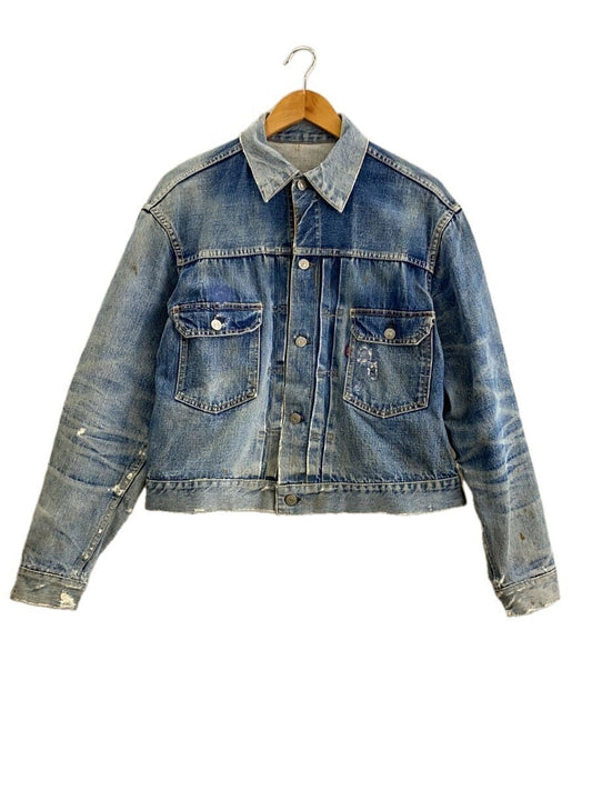 Levi’s 507XX Type II Denim Jacket, 1950s Big E, Pieced Panels, Honeycomb Fades, Approx. Size 42, view 1