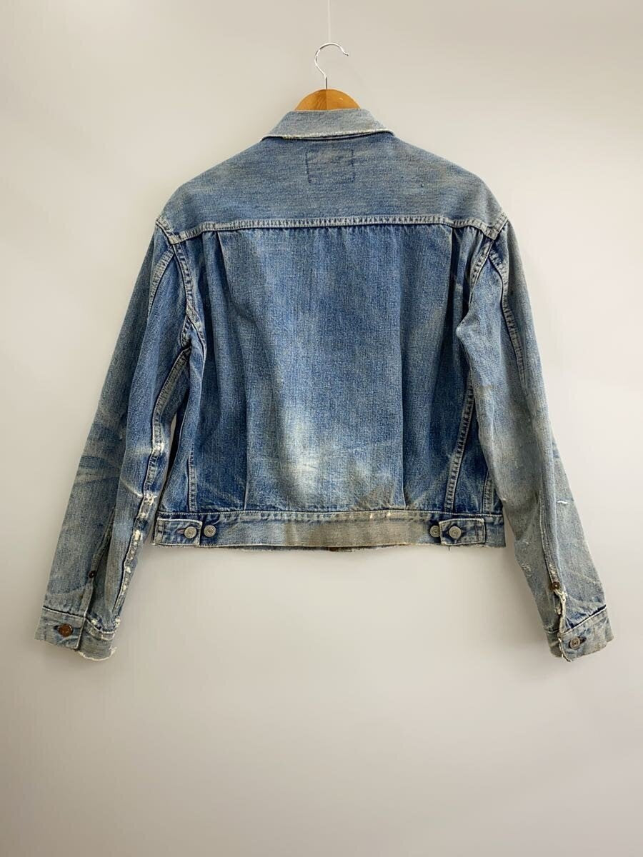 Levi’s 507XX Type II Denim Jacket, 1950s Big E, Pieced Panels, Honeycomb Fades, Approx. Size 42, view 2