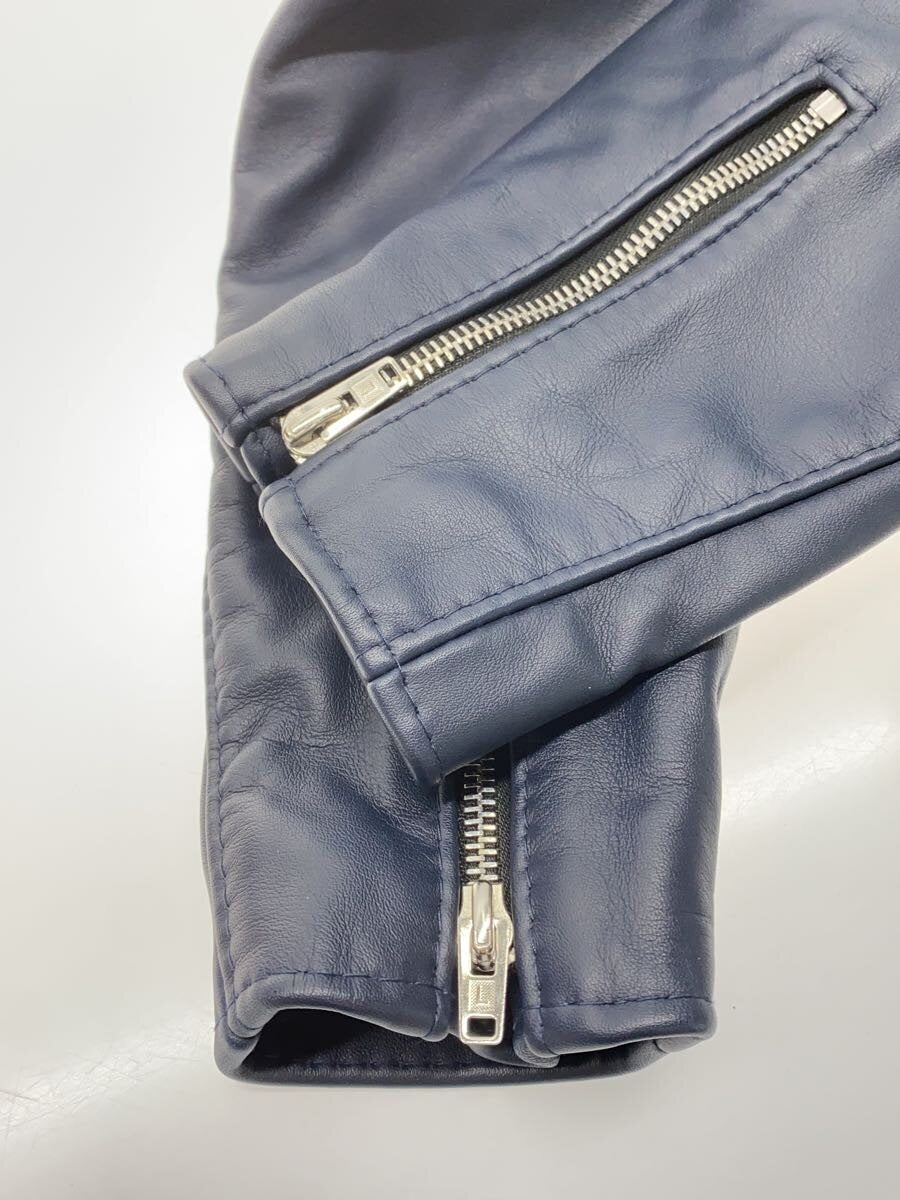 Lewis Leathers Aviakit Cyclone No. 441 Double Rider Jacket, Navy, Made in England, Size 34, view 3