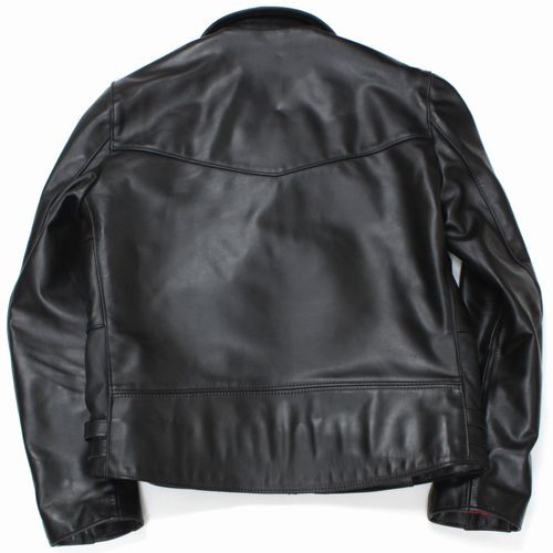 Lewis Leathers x Comme des Garçons 391T Lightning Patchwork Leather Rider Jacket, AD2023, Black, Size 42, view 2