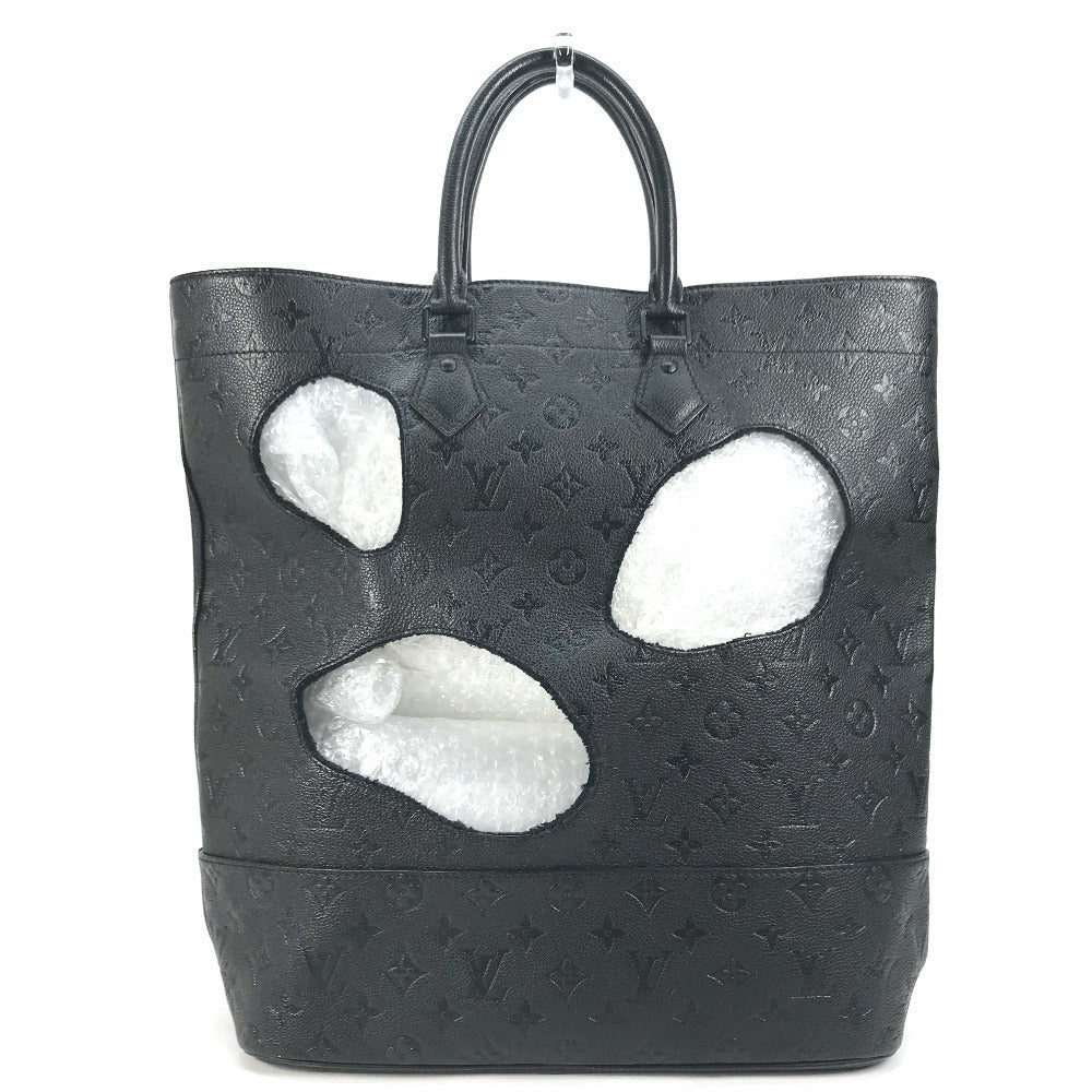 Louis Vuitton × Comme des Garçons Bag with Holes PM M45887, Black Monogram Empreinte Leather, Rei Kawakubo, view 2