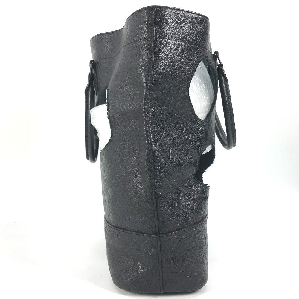 Louis Vuitton × Comme des Garçons Bag with Holes PM M45887, Black Monogram Empreinte Leather, Rei Kawakubo, view 3