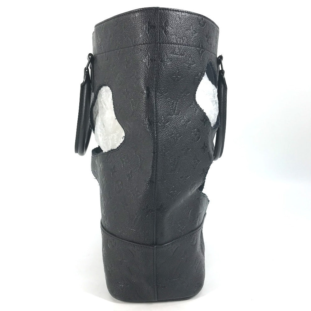 Louis Vuitton × Comme des Garçons Bag with Holes PM M45887, Black Monogram Empreinte Leather, Rei Kawakubo, view 4