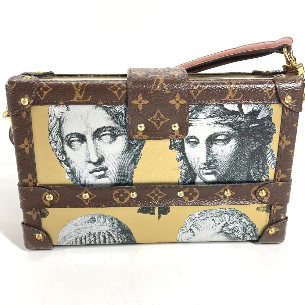 Louis Vuitton × Fornasetti Petite Malle M59149, Metallic Gold with Classical Busts, 2021, view 1