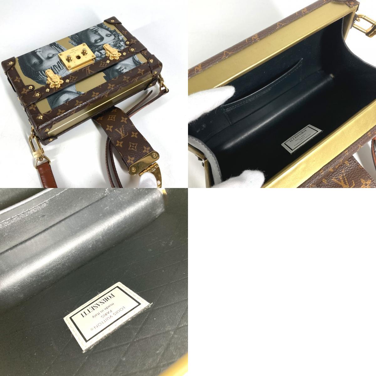 Louis Vuitton × Fornasetti Petite Malle M59149, Metallic Gold with Classical Busts, 2021, view 9