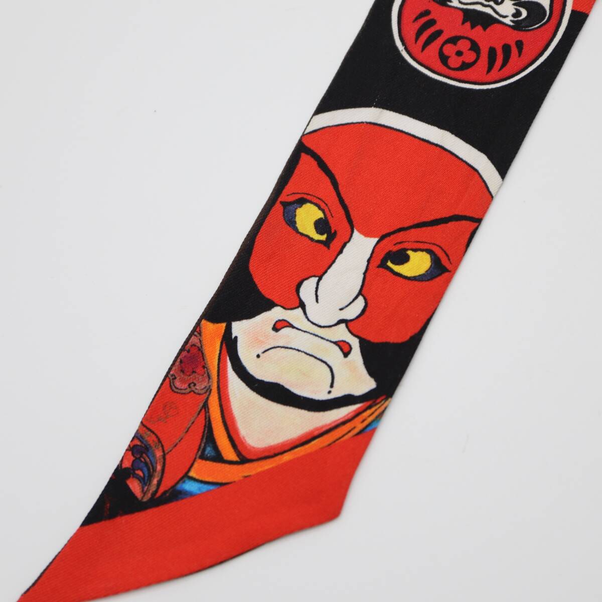 Louis Vuitton × Kansai Yamamoto Bandeau BB Kabuki Stickers MP1942, Monogram Silk, 116 cm