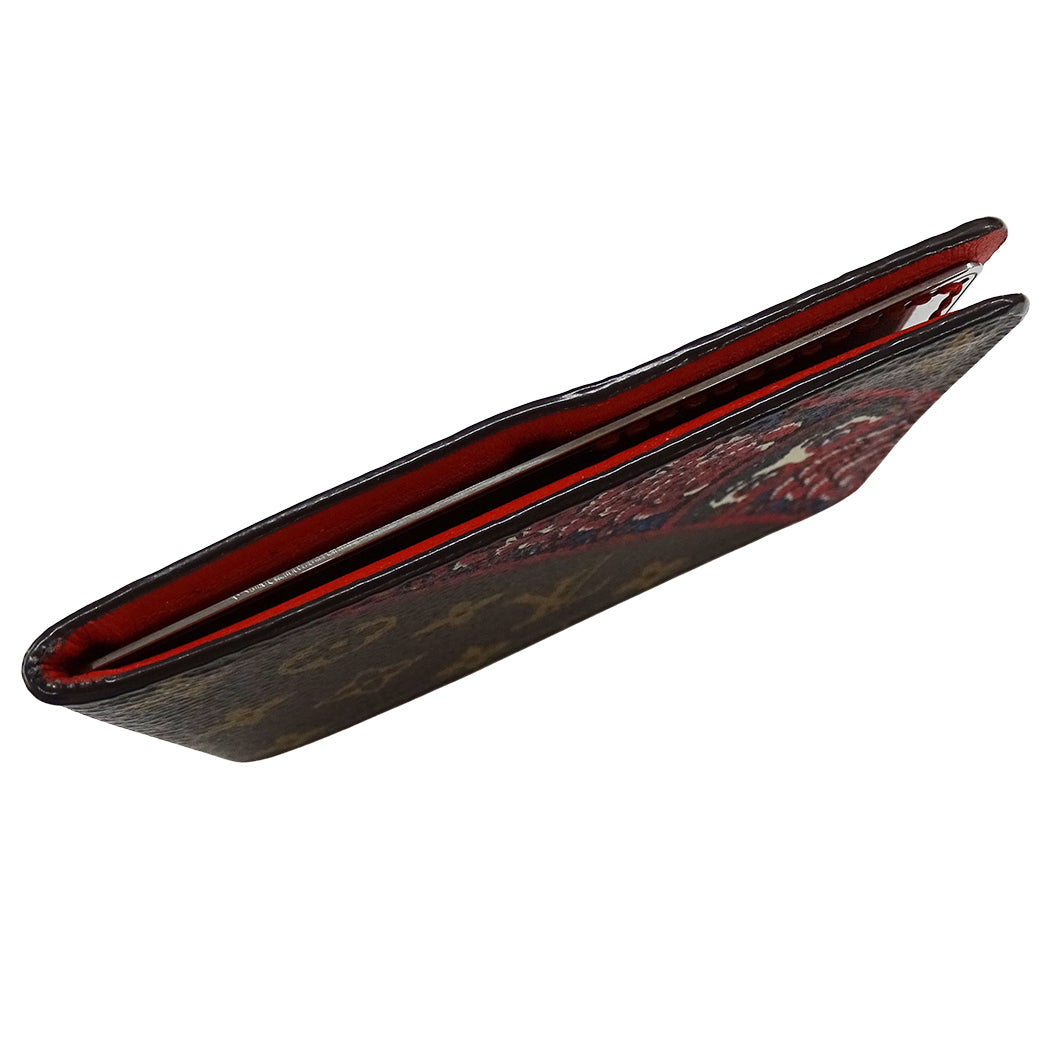 Louis Vuitton × Kansai Yamamoto Miroir Nomade GI0235, Monogram Pocket Mirror with Kabuki Stickers, Cruise 2018