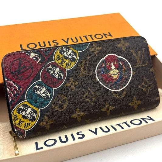 Louis Vuitton × Kansai Yamamoto Zippy Wallet M67249, Monogram with Kabuki Stickers, Cruise 2018