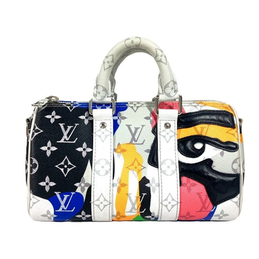 Louis Vuitton × KidSuper Keepall Bandoulière 25 M46701 Monogram LV Portrait, 2023, with Box, view 1