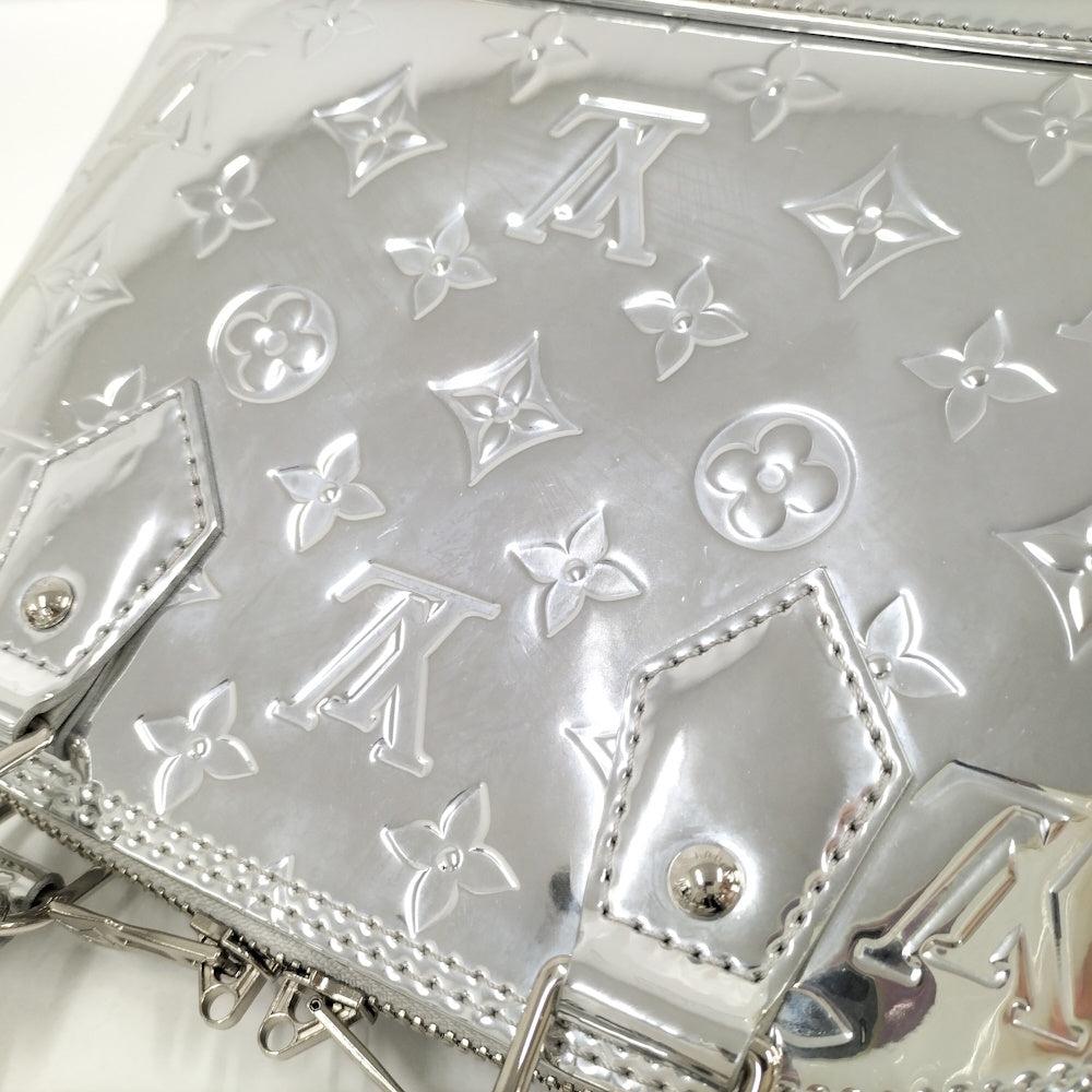 Louis Vuitton Alma BB M26335, LV Ski Silver Monogram Miroir Reflective Coated Canvas, Tonal Hardware, photograph 4 of 8