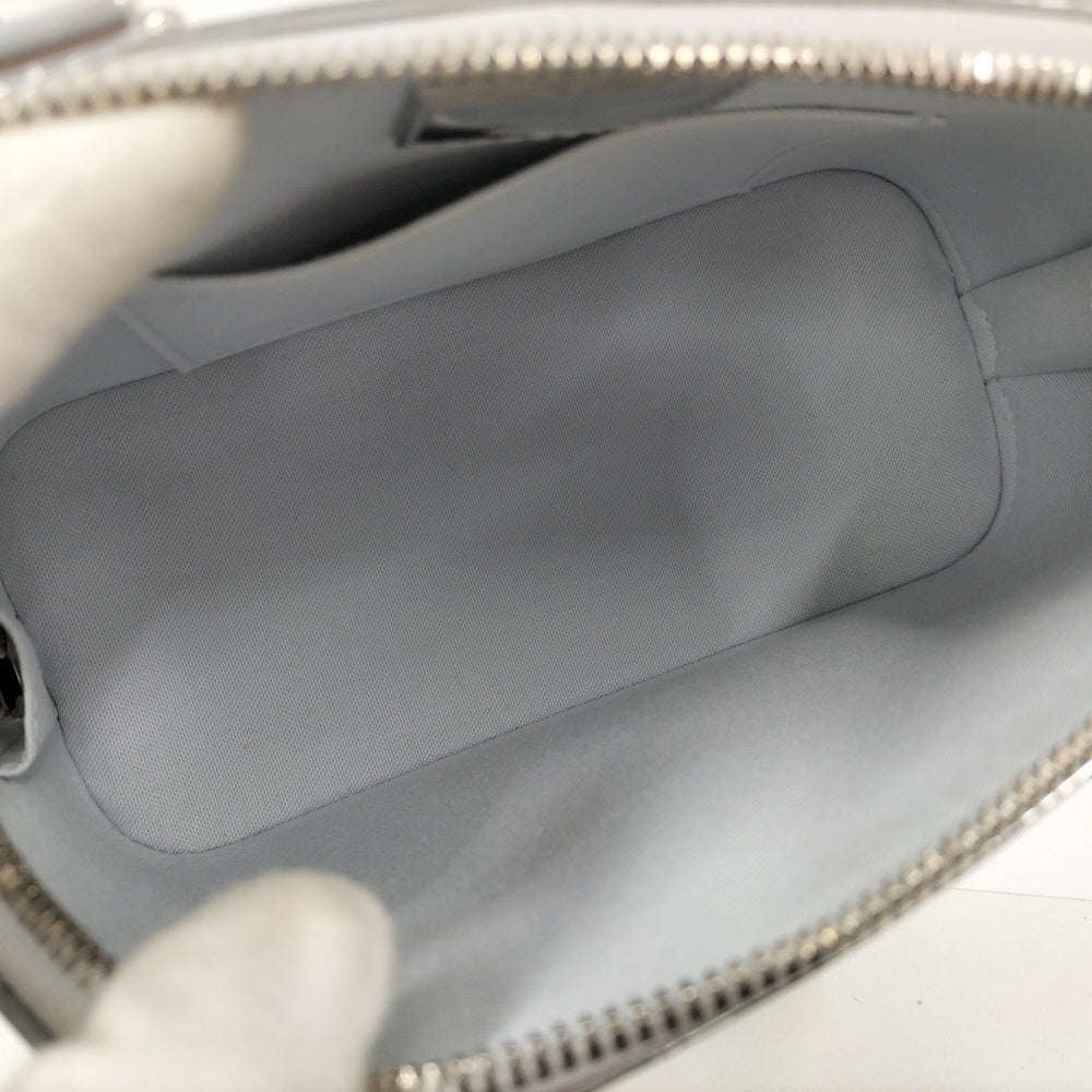 Louis Vuitton Alma BB M26335, LV Ski Silver Monogram Miroir Reflective Coated Canvas, Tonal Hardware, photograph 5 of 8