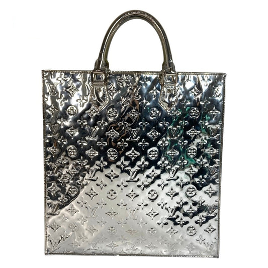 Louis Vuitton Monogram Miroir Sac Plat M40269 in Silver Argent Mirror Leather, Marc Jacobs Era Tote, view 1