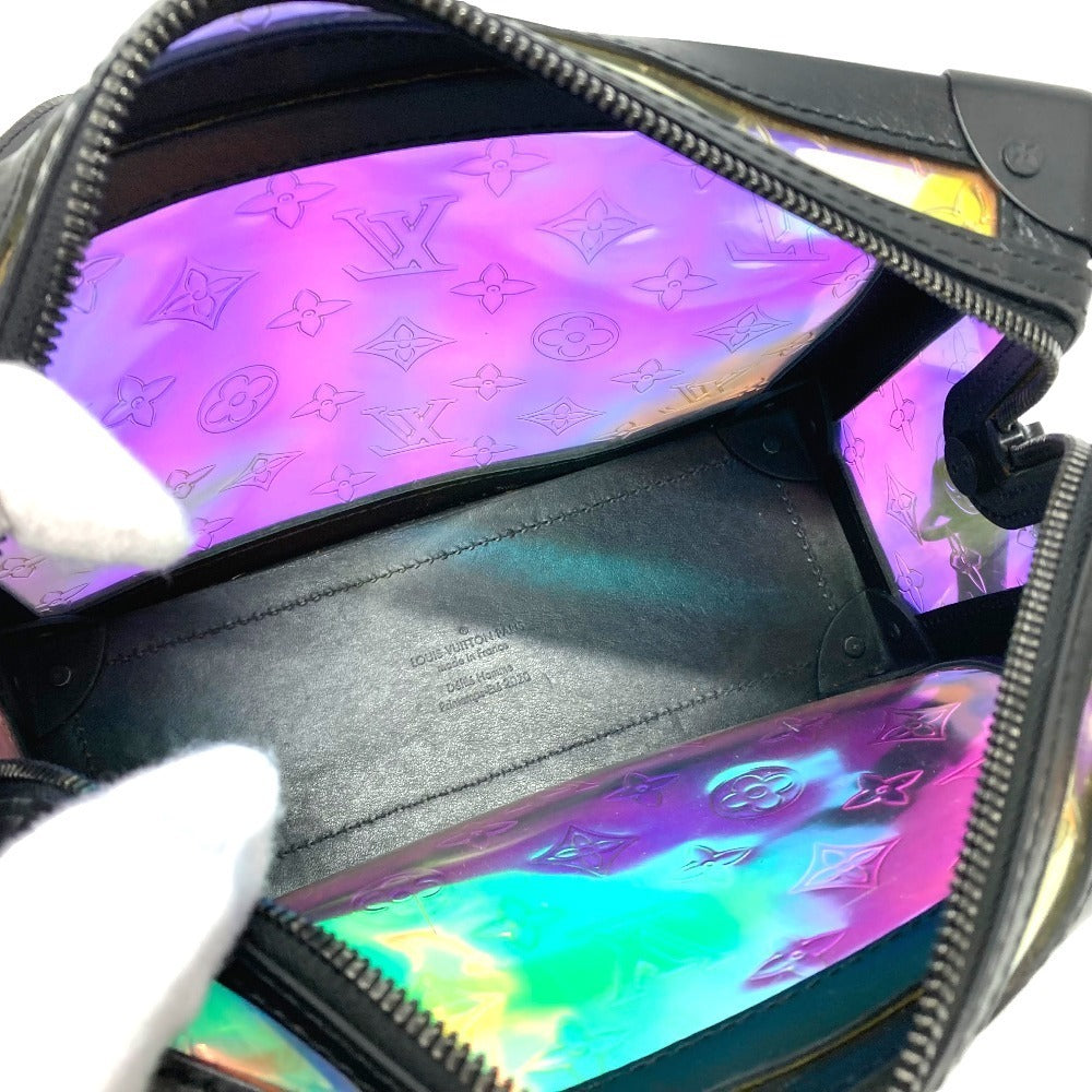 Louis Vuitton Soft Trunk Monogram Prism M55932, Virgil Abloh SS2020, Iridescent Shoulder Bag, view 6