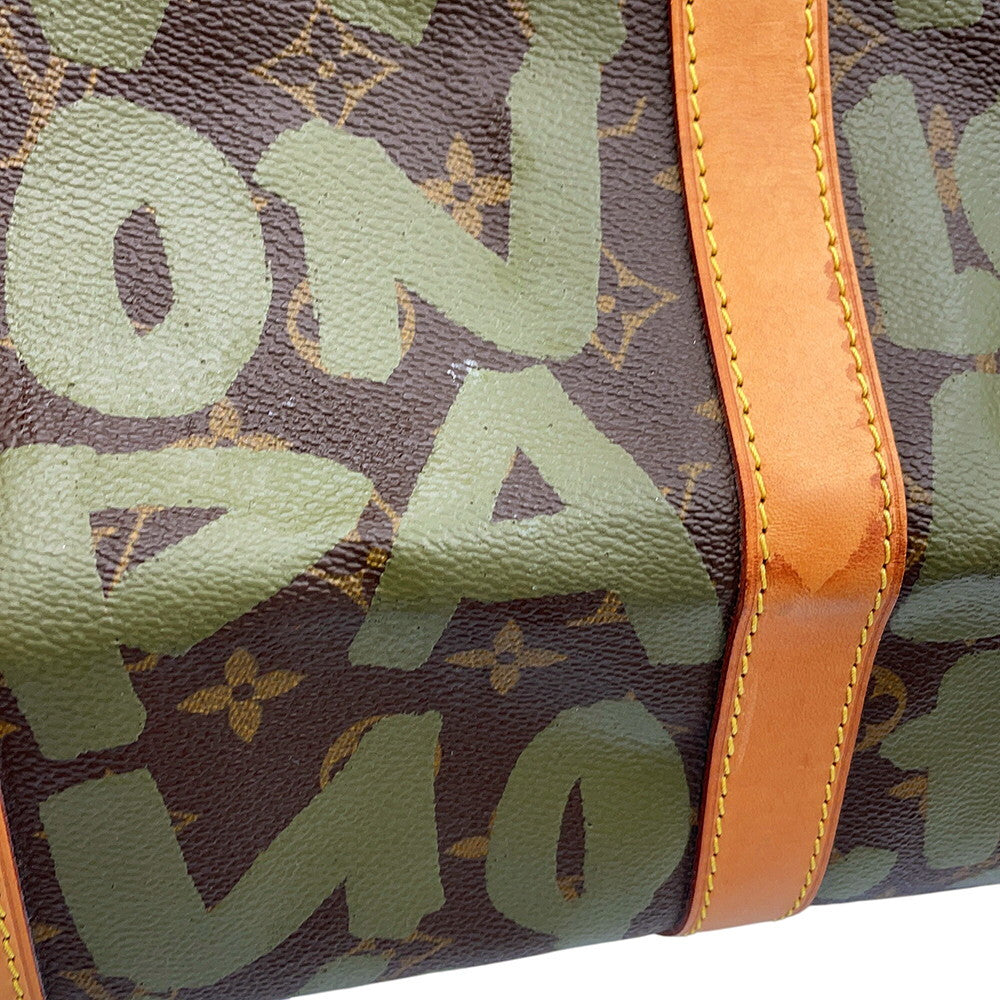 Louis Vuitton × Stephen Sprouse Graffiti Keepall 50 M92196, Vert, 2001, view 5