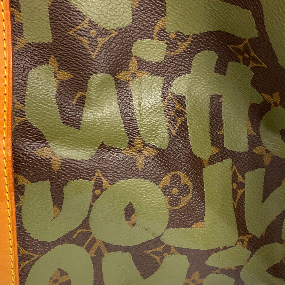 Louis Vuitton × Stephen Sprouse Graffiti Keepall 50 M92196, Vert, 2001, view 6