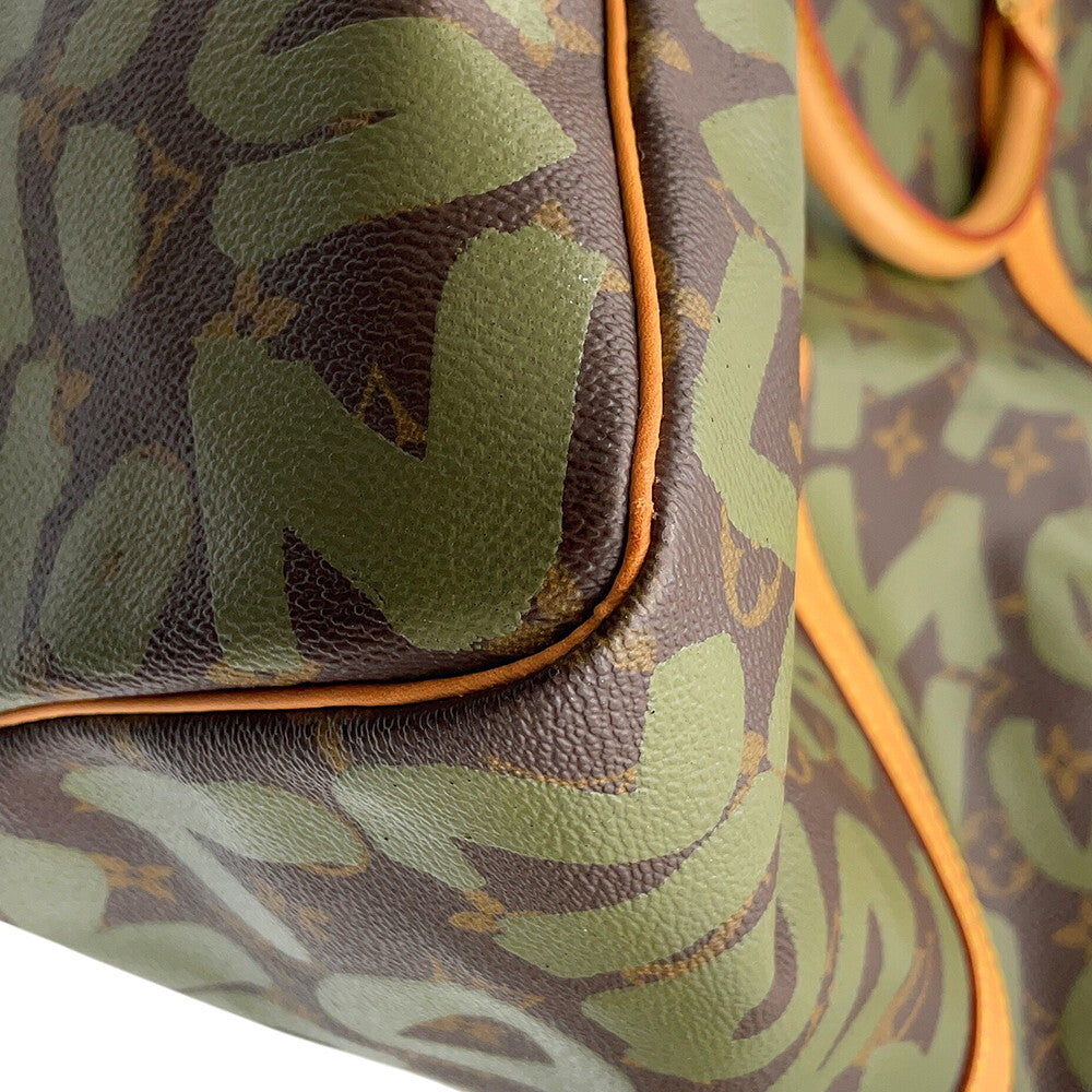 Louis Vuitton × Stephen Sprouse Graffiti Keepall 50 M92196, Vert, 2001, view 7