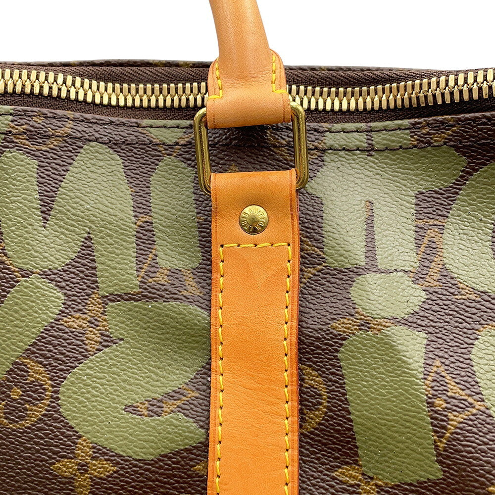 Louis Vuitton × Stephen Sprouse Graffiti Keepall 50 M92196, Vert, 2001, view 9