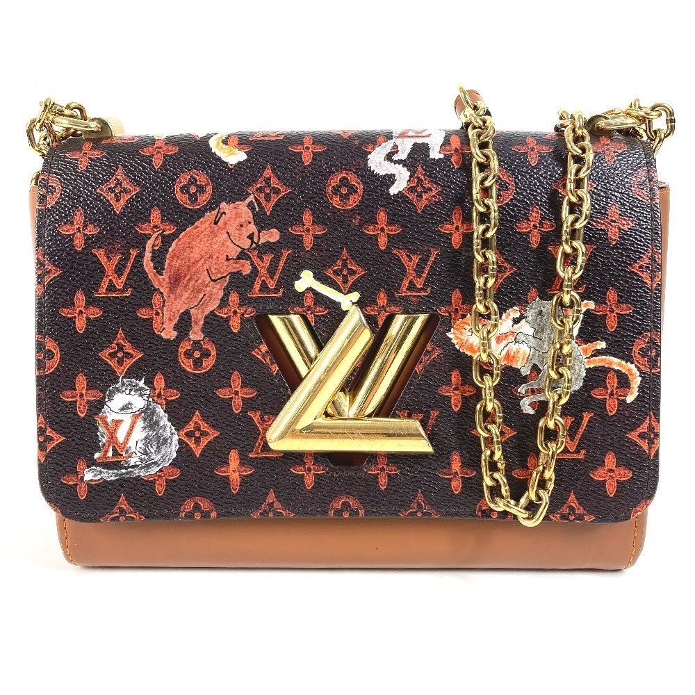 Louis Vuitton Twist MM Catogram M44408 by Grace Coddington, Cruise 2019 Chain Shoulder Bag, view 1