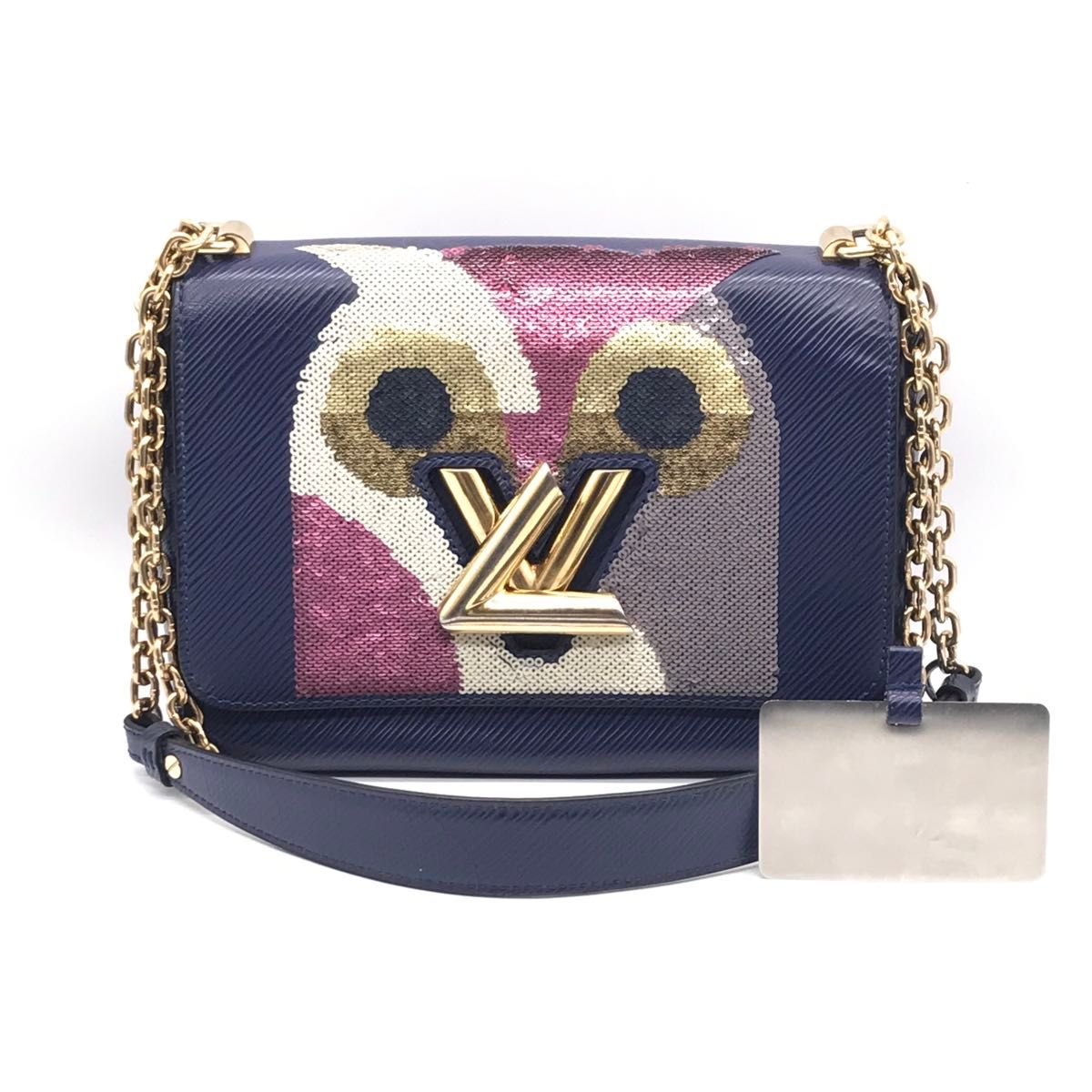 Louis Vuitton Twist MM M41868, Navy Epi with Sequinned Owl, 2016, view 1