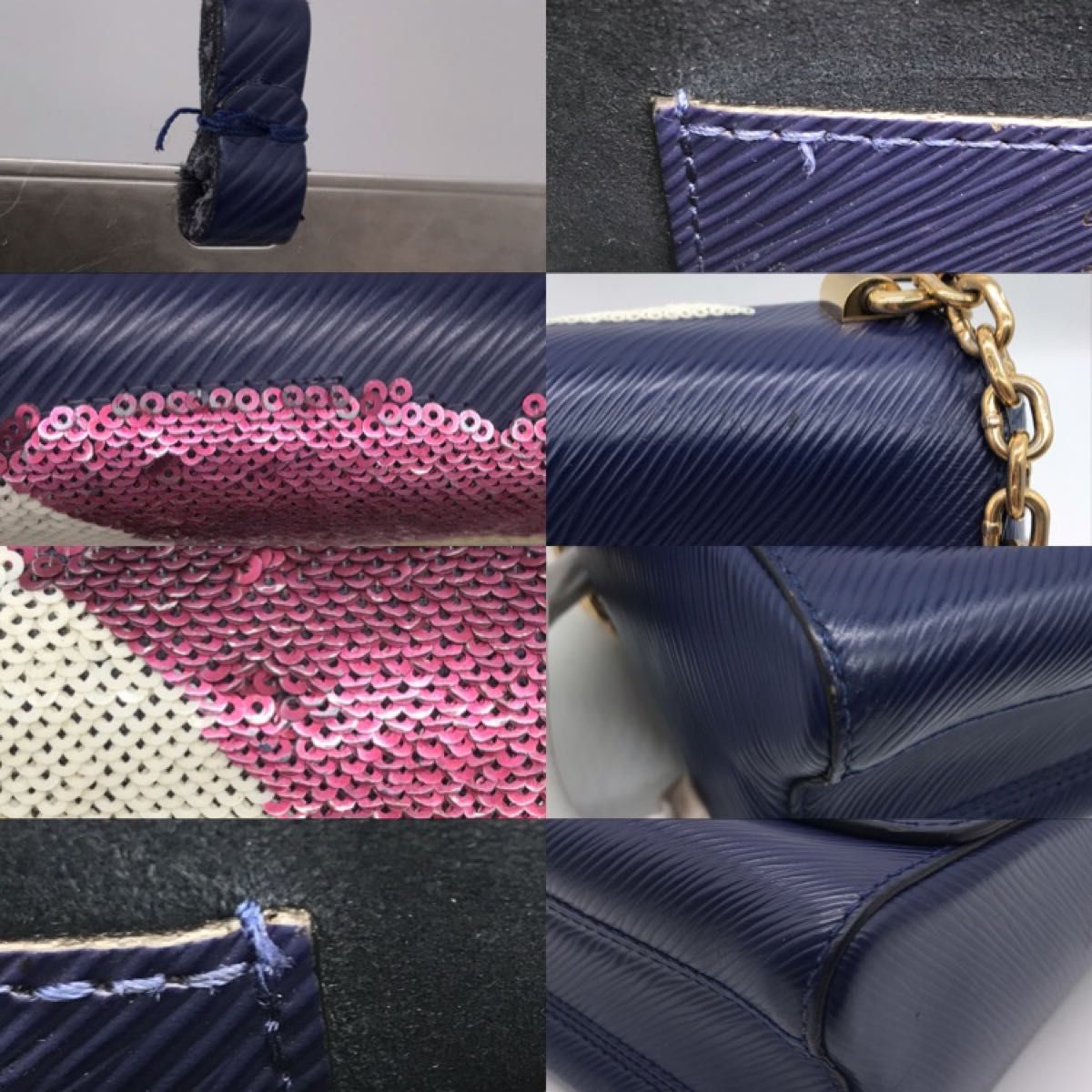 Louis Vuitton Twist MM M41868, Navy Epi with Sequinned Owl, 2016, view 8