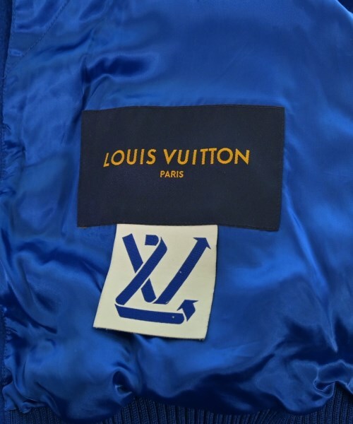 Louis Vuitton Virgil Abloh Marionette LV Varsity Jacket with Crochet Flamingo, Royal Blue and Ivory, Size 48, view 8