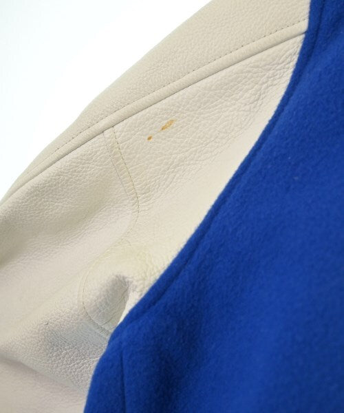 Louis Vuitton Virgil Abloh Marionette LV Varsity Jacket with Crochet Flamingo, Royal Blue and Ivory, Size 48, view 9