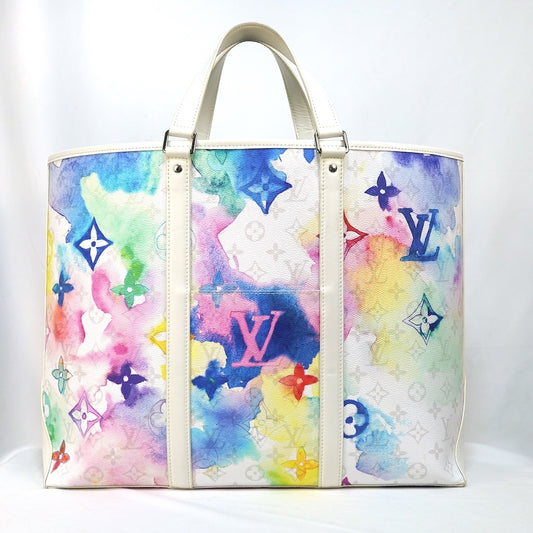 Louis Vuitton Weekend Tote GM M45754, Monogram Watercolor, Spring–Summer 2021, view 1