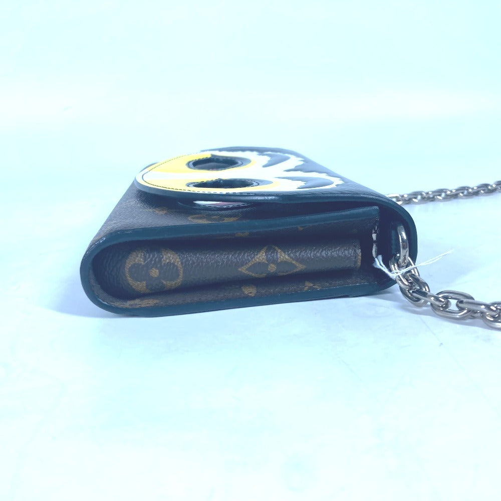 Louis Vuitton x Kansai Yamamoto Pochette Kabuki Mask M43532, Cruise 2018 Chain Wallet, Epi and Monogram, view 4