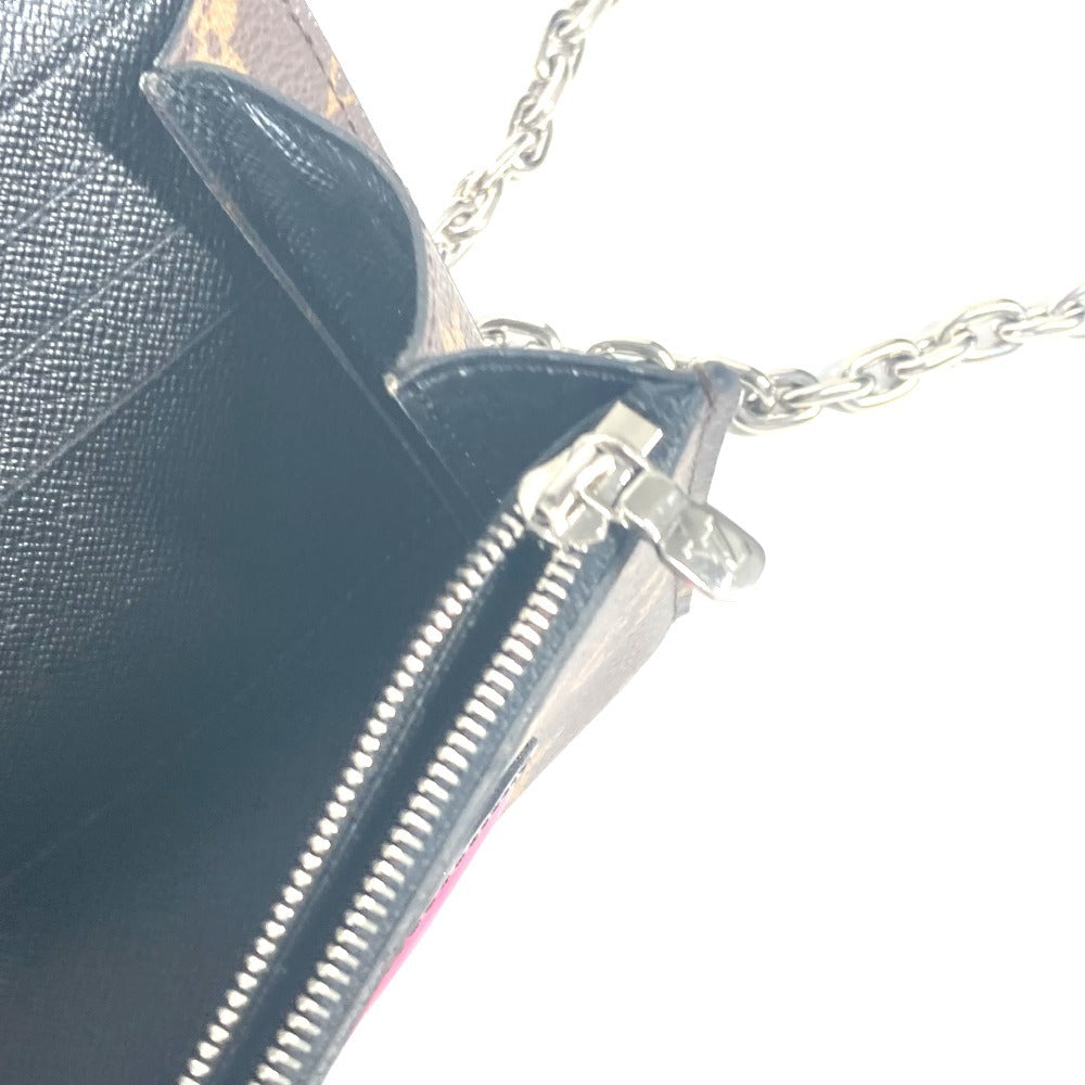 Louis Vuitton x Kansai Yamamoto Pochette Kabuki Mask M43532, Cruise 2018 Chain Wallet, Epi and Monogram, view 5
