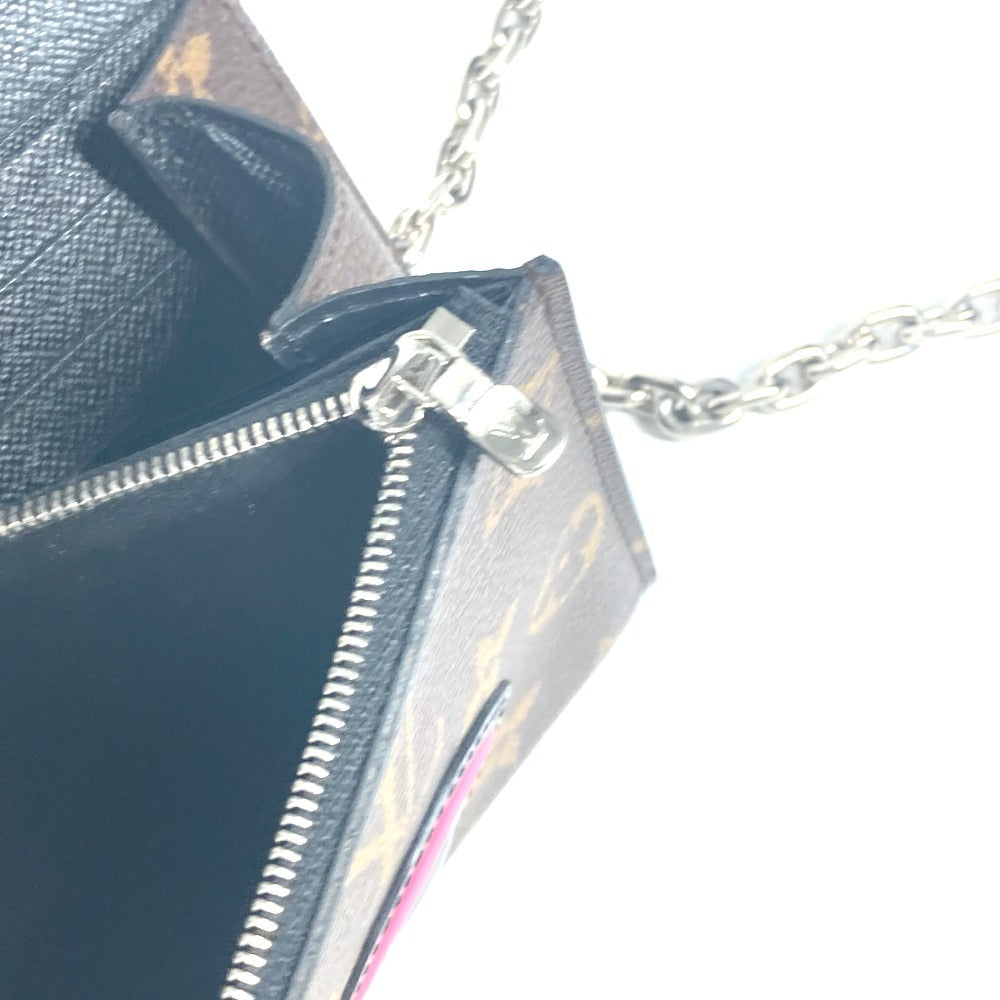 Louis Vuitton x Kansai Yamamoto Pochette Kabuki Mask M43532, Cruise 2018 Chain Wallet, Epi and Monogram, view 7