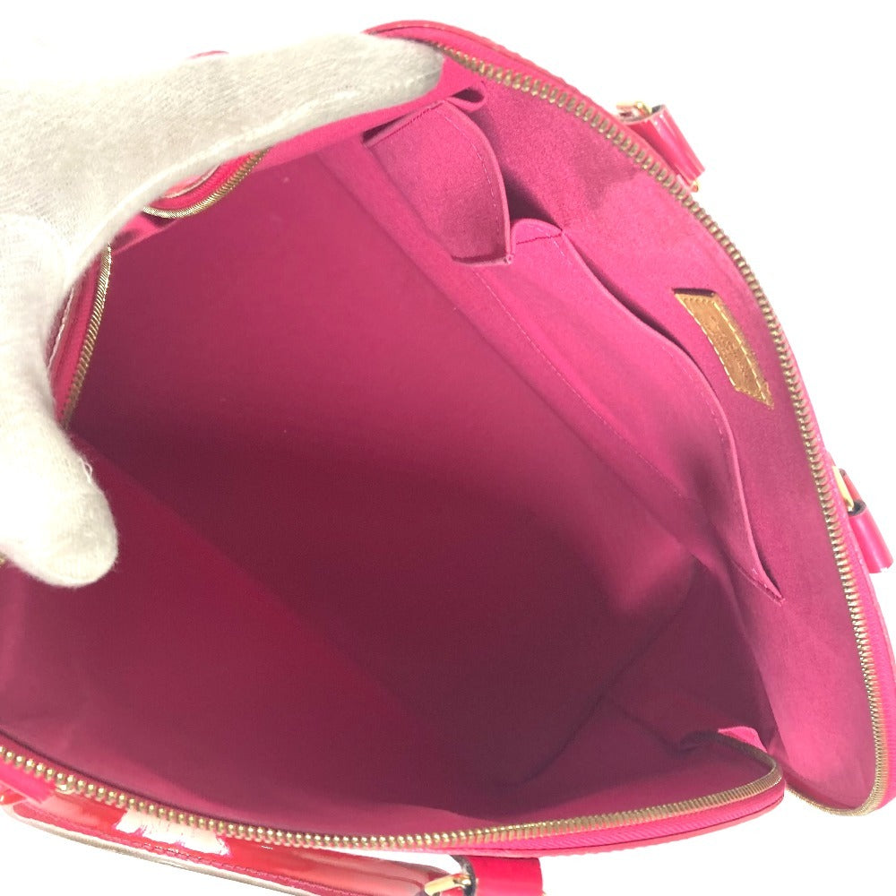 Louis Vuitton x Stephen Sprouse Alma MM Roses M93686, Monogram Vernis Rose Pop Pink, view 6