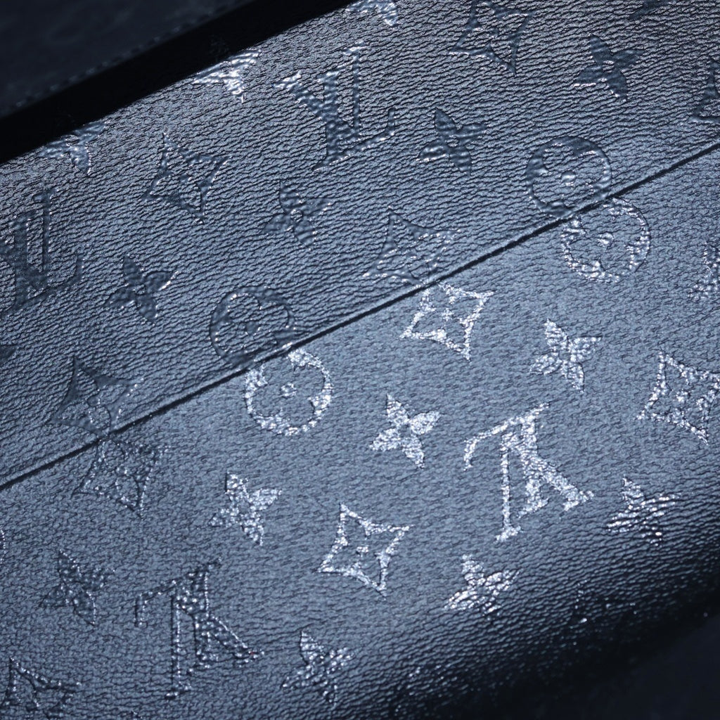 Louis Vuitton x Urs Fischer OnTheGo GM M45562, Tufted Monogram in Black and Red, Box and Dust Bag, view 7