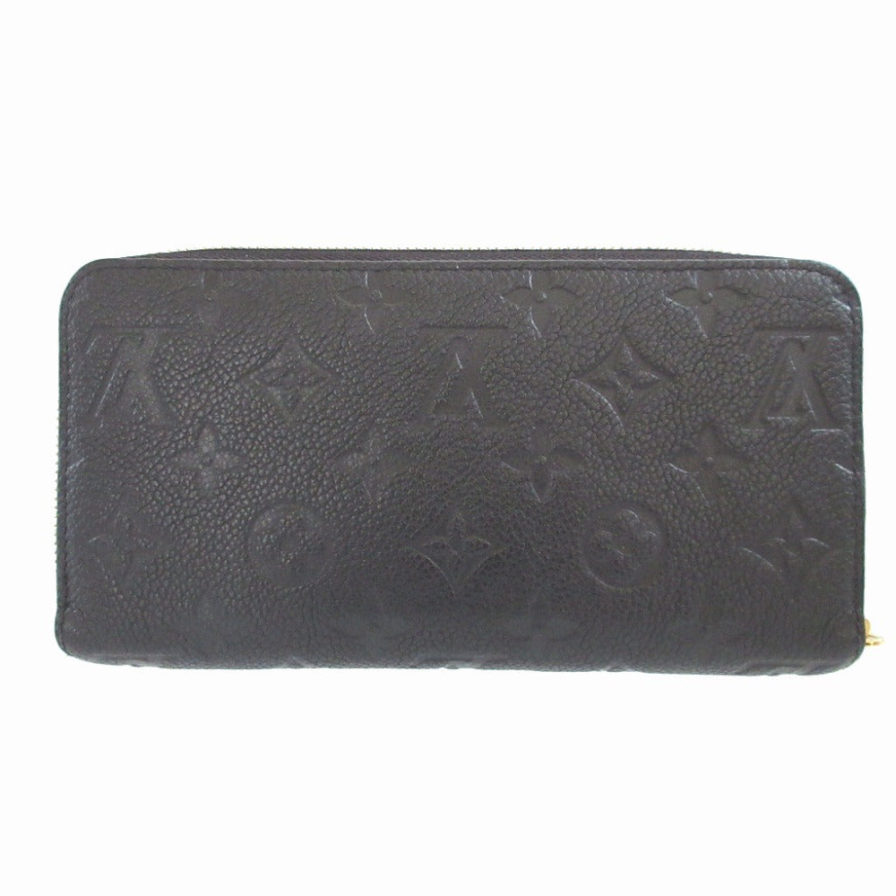 Louis Vuitton Zippy Wallet M61864, Black Monogram Empreinte Leather, view 2